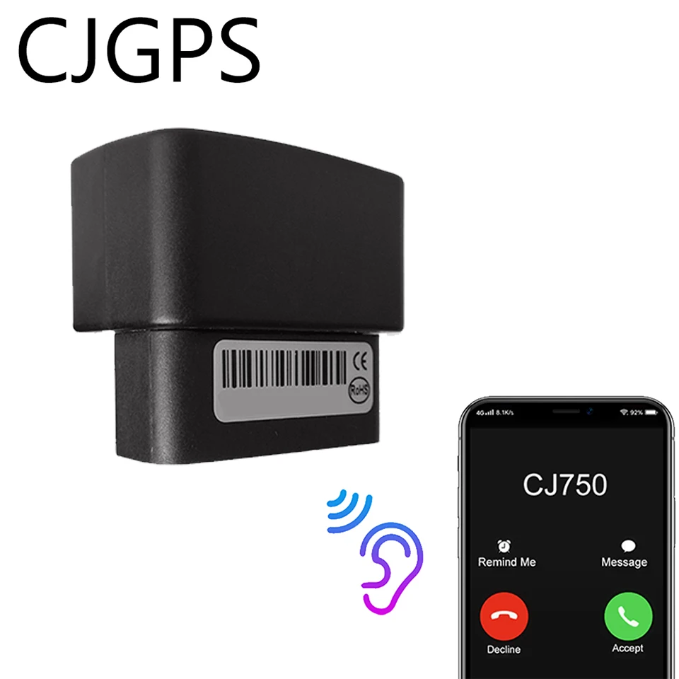 Мини OBD голосовой монитор GPS трекер Автомобильный GSM устройство слежения