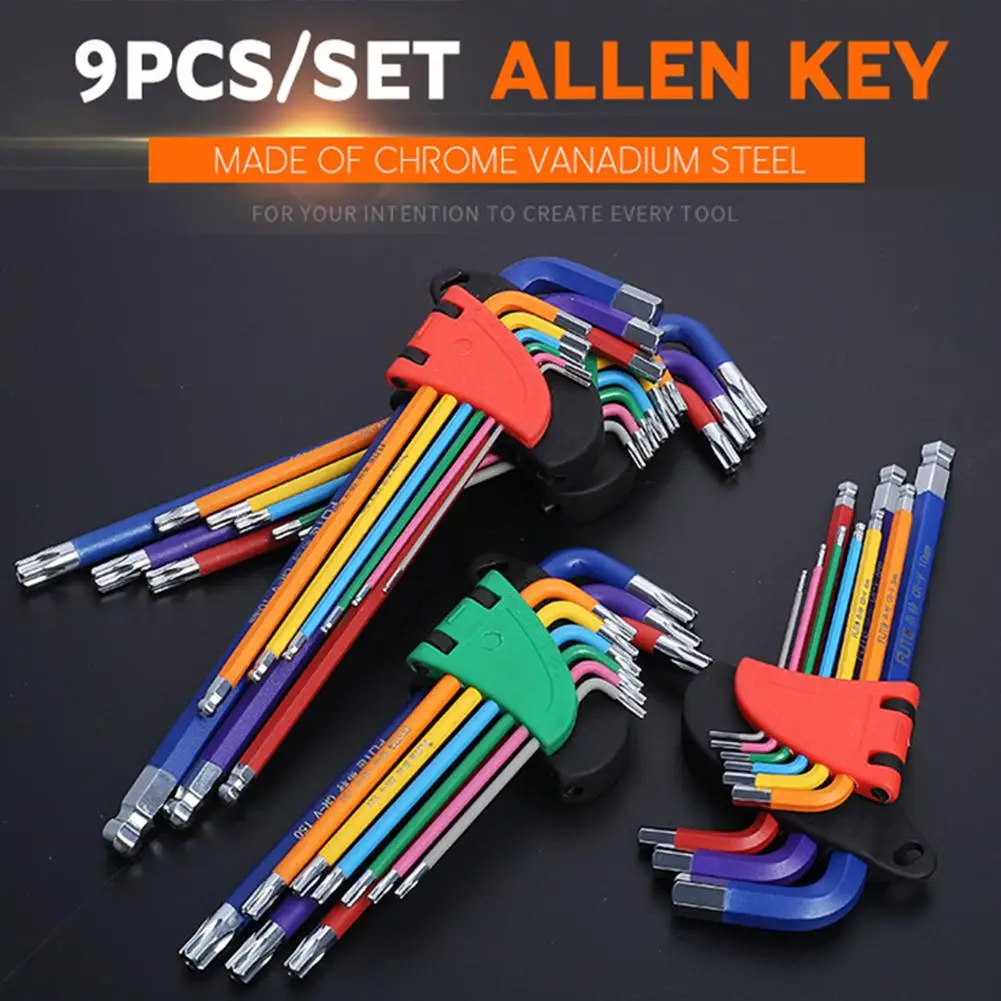 Набор ключей Allens шестигранный ключ отверток из хромованадиевой стали