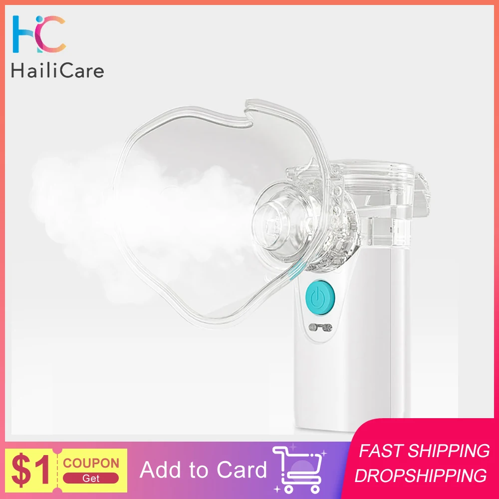 

Ultrasonic Nebulizer Portable Nebulizer Inhaler Handheld Home Medical Tool Mini Automizer Humidifier Adults Child Health Tool