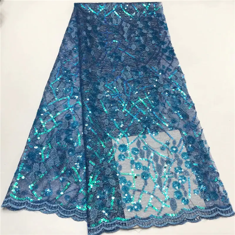 

African Wine Organza Sequins Lace Fabric 2019 Hot Sale Nigerian Wedding Dress High Quality Organza French Net Mesh Lace
