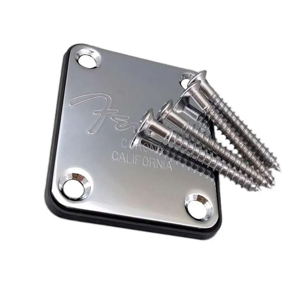 chrome neck platte für sttele elektrische gitarre free global shipping