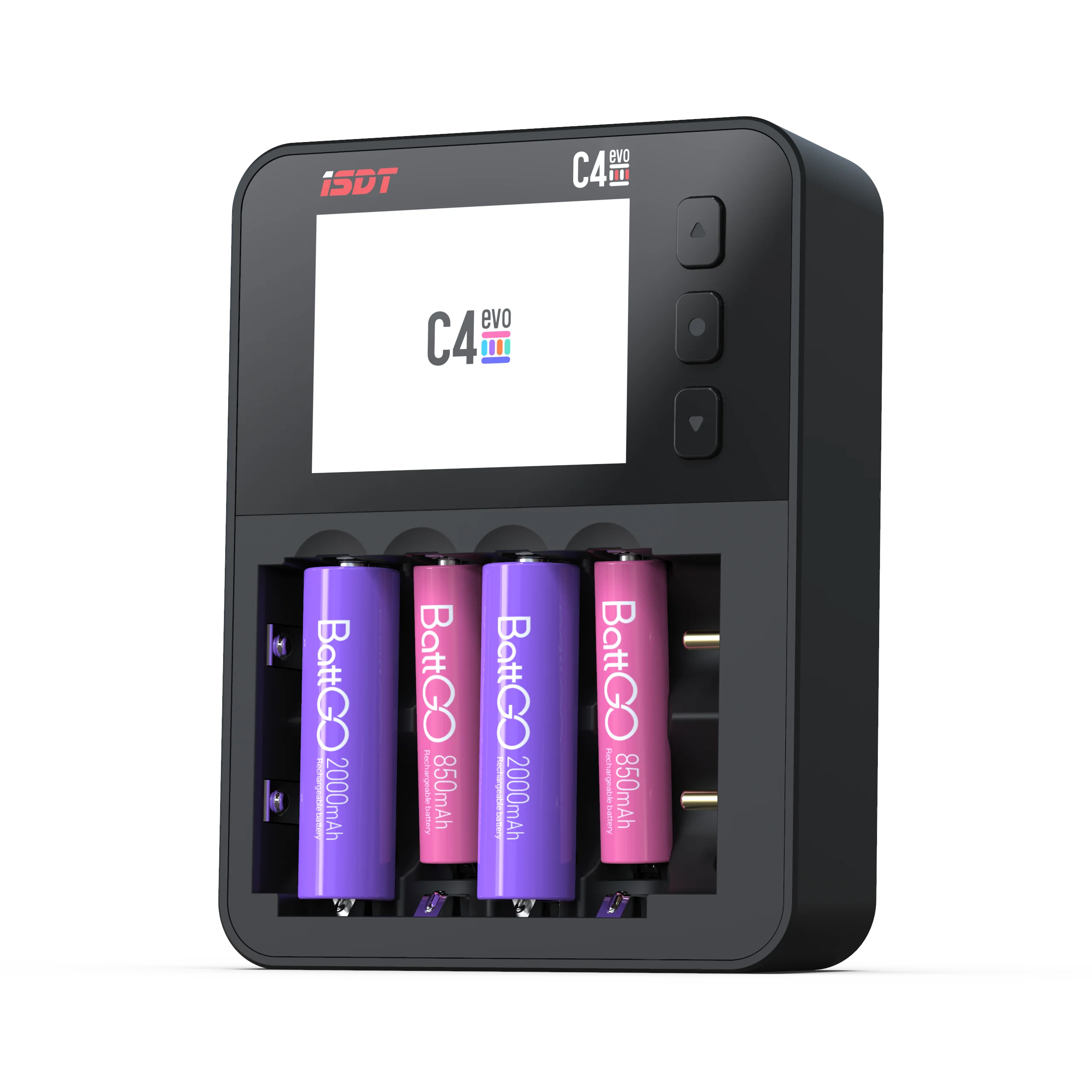 Интеллектуальное зарядное устройство ISDT C4 EVO с выходом Type C QC3.0 для литий ионных