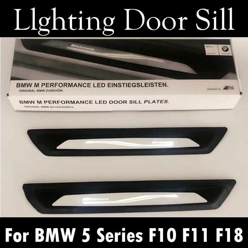 Пара освещения порога для BMW 5 серии F10 F11 F18 520Li 525Li 530Li M производительность