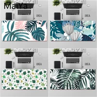 maiya top quality summer palm leaves diy design pattern game mousepad free shipping large mouse pad keyboards mat