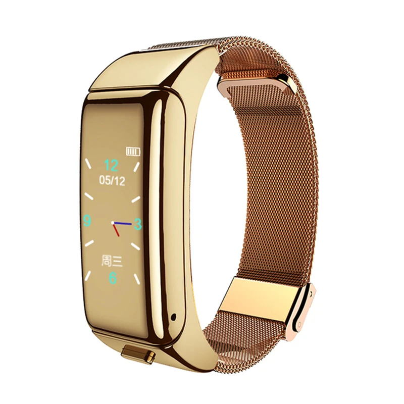 

WWOOR Smart Watch B6 Men Women Bluetooth Headset Color Screen Smart Bracelet Sports Multi-Function Call Two-In-One Smart Watches