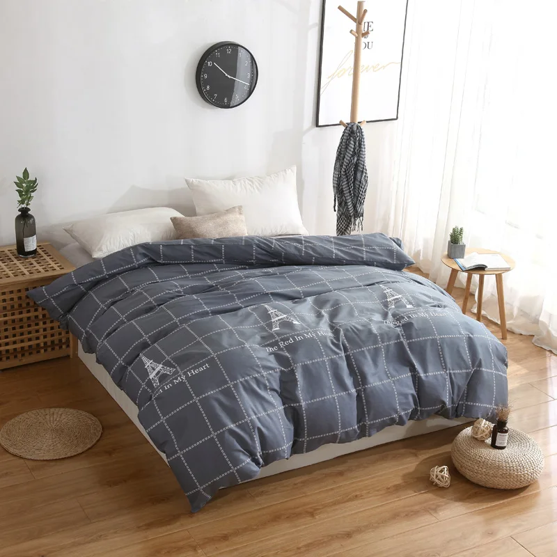 Пододеяльник с мультяшным рисунком хлопковый пододеяльник розового