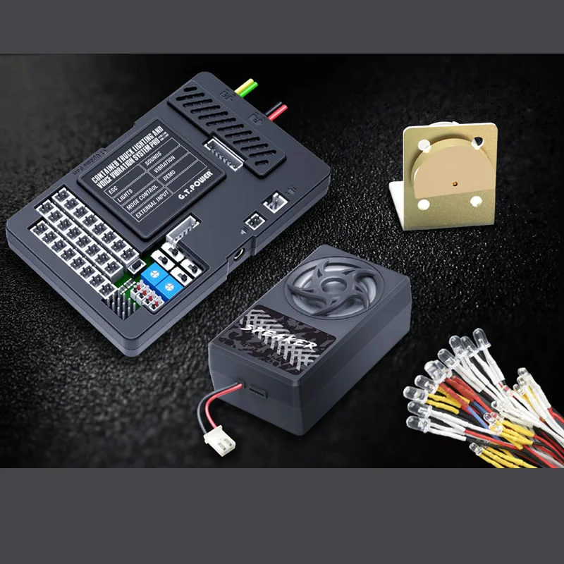 G.T.POWER световая и звуковая вибросистема для контейнерного грузовика Pro Tamiya RC4WD
