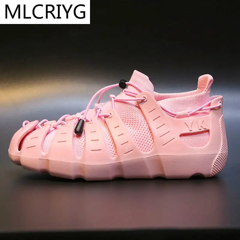 

Spring New Comfortable Mesh Casual Shoes Breathable Women Chunky Sneakers Fashion Women Platform Women Shoes Vulcanized Shoes