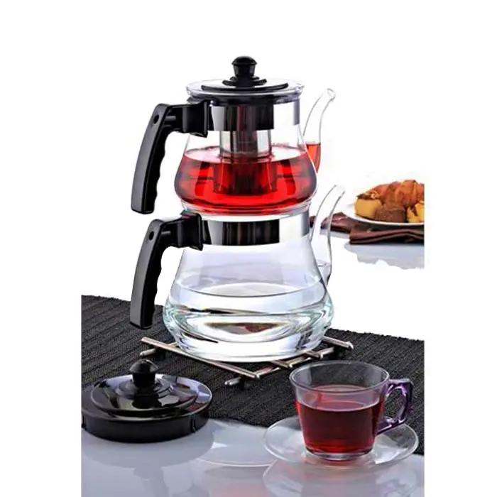 

3.6 liter Pyrex Glass Teapot with Strainer