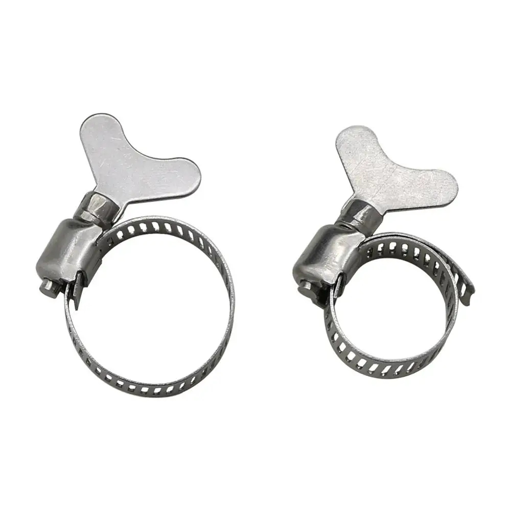 Регулируемые зажимы для приводных труб из нержавеющей стали 16-20 мм с ручкой