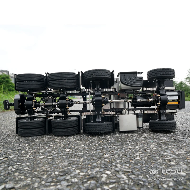 LESU 8x8 металлический шасси для TAMIYA 1/14 RC Benz 1851 3363 тягач | Игрушки и хобби
