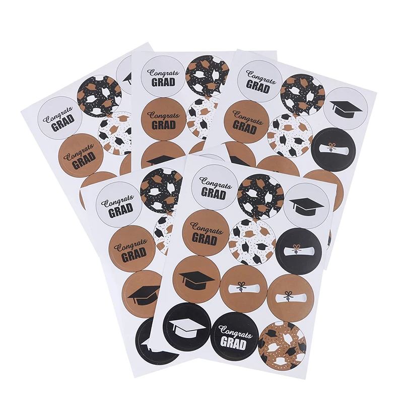 60 шт. этикетка наклейка Выпускной доктор шляпа минеральная вода бутылка вечерние