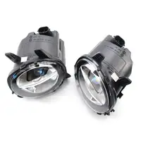 A Pair Car Front LED Fog Light Fog Lamp DRL Driving Lamp for BMW F20 F22 F30 F35 LCI With LED Bulbs White Light Car Accessories
