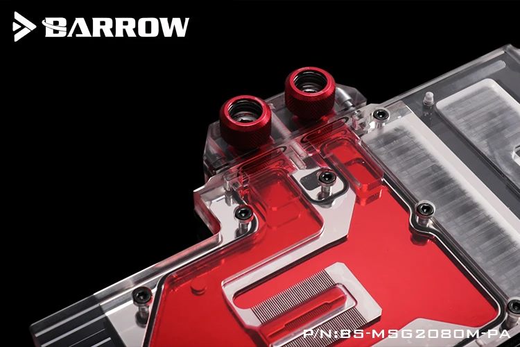 Барроу полное покрытие GPU водный блок для MSI RTX 2080 GAMING X TRIO/SEA HAWK EK Aurora материнская