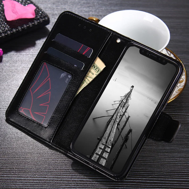Кожаный чехол-бумажник для Xiaomi Redmi Note 5A Prime 5 Plus 6 6A Pro Модный чехол-подставка