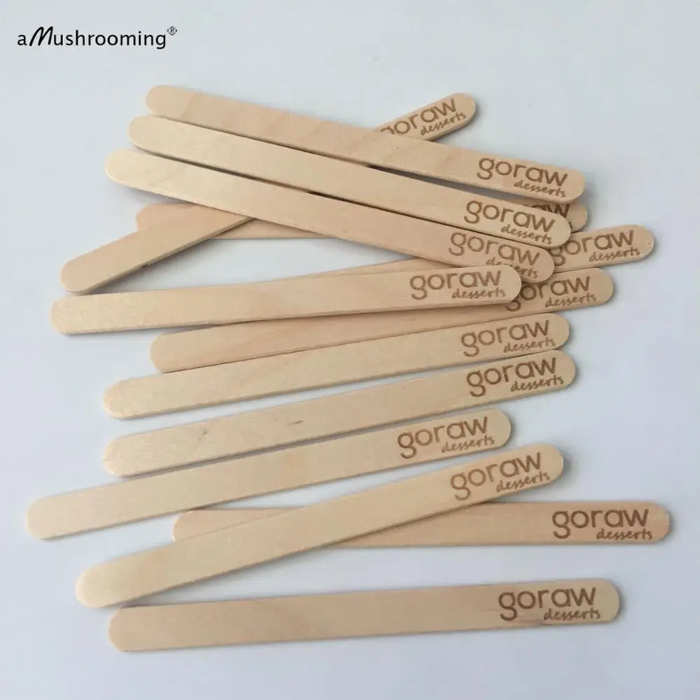 100 ремесло палочек для фруктового мороженного деревянные палочки весло поп Cakesicle