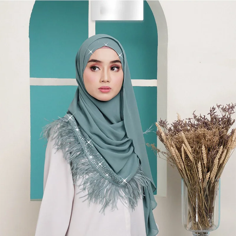 Рисунок 3 - Женский шифоновый шарф с крист