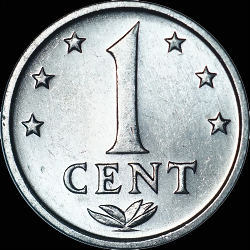 Нидерландские Антильские монеты 1 цент издание для латиноамериканских стран 100%