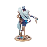 league of legends khada jhin the virtuoso anime games peripheral character model 26 5cm desktop ornaments collectibles gifts