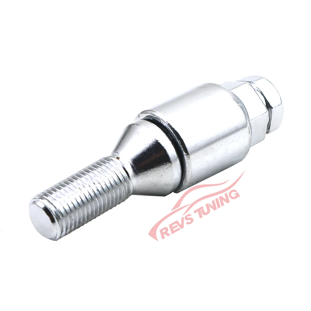 4 шт. противоугонные автомобильные гайки с блокировкой колеса M14X1.5 адаптером|wheel