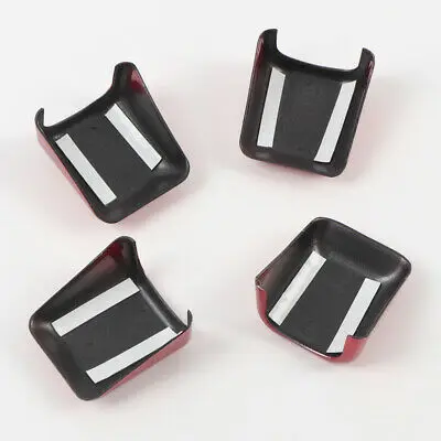 

Accessories Red Front Roof Grab Handle Cover 4pcs For Dodge Challenger 2015-2019