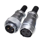 WEIPU WS24 TQ + ZQ WS24 металлический IP68 Водонепроницаемый Электрический провод Кабельный соединитель M24 2 3 4 9 10 12 19 контактов промышленный телефон