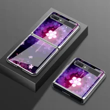 For Samsung Galaxy Z Flip 5G Luxruy Plated Phone Case For Samsung Galaxy z flip SM-F7070 F700N F7000 Anti-fall Shockproof Cover