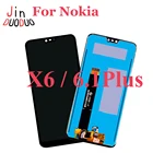 100% протестированный для Nokia X6 ЖК-дисплей сенсорный экран дигитайзер для Nokia 6,1 Plus Замена ЖК-экрана
