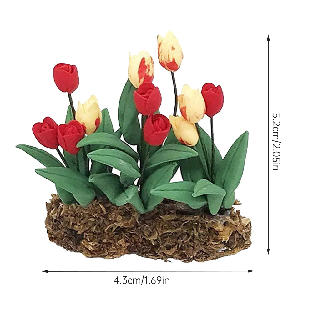 

Miniature Flowers Handmade Tiny Bonsai Mini Artificial Green Plants Fairy Garden Accessory Model Toys For Doll House Decoration