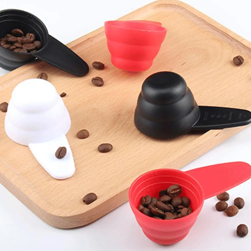 

New Coffee Spoon Food Grade Plastic Measuring Spoon with Scale Coffee Scoop Baking Utensils Powder Spoons for Tea Coffee Milk