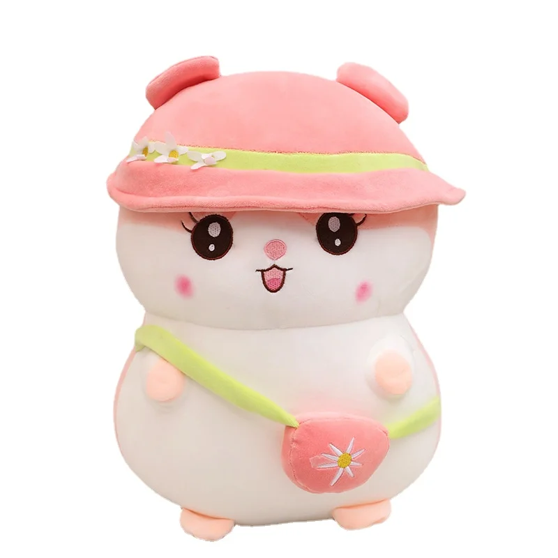 

Stuffed Plush Hamster Toys Pillow 43~63cm Kawaii Sleeping Pillow Cute Hamster Doll мягкие игрушки Children Birthday Present