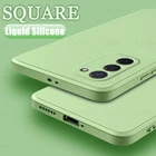 Чехол для Samsung Galaxy A03S, квадратный чехол из жидкого силикона для Galaxy A03 Core, чехол для Galaxy A03 S21 FE M52 5G M22 M32