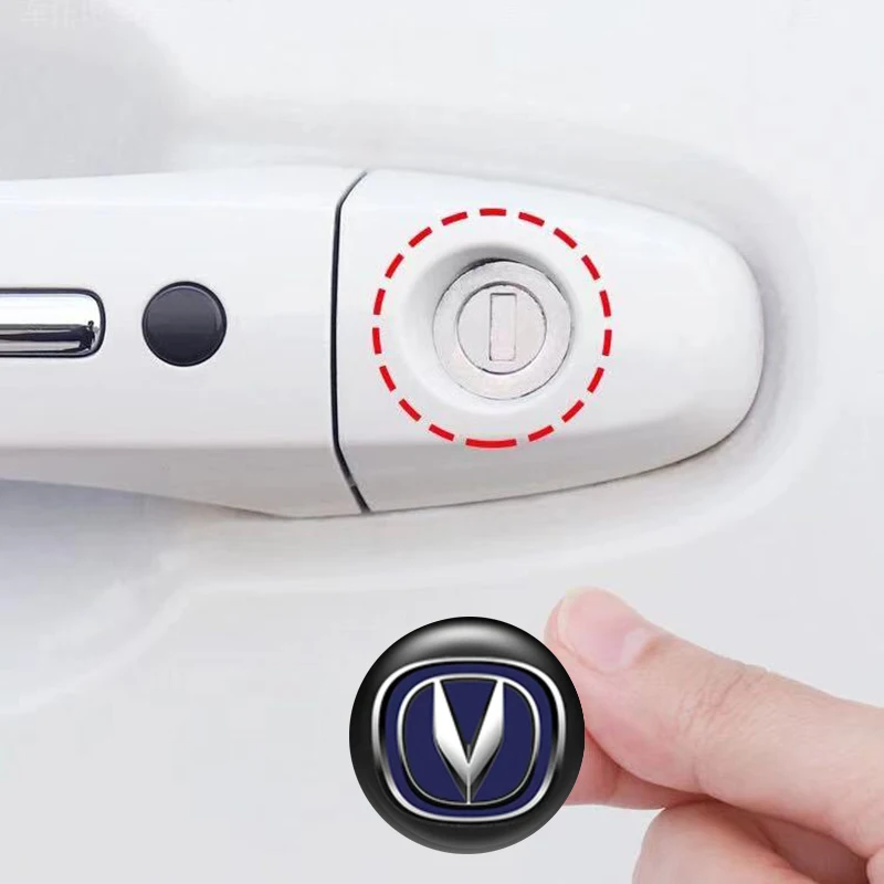 4 шт. наклейки на дверной замок автомобиля Changan CS95 CS85 CS75 CS55 CS35 CS15 EADO аксессуары для стайлинга автомобиля