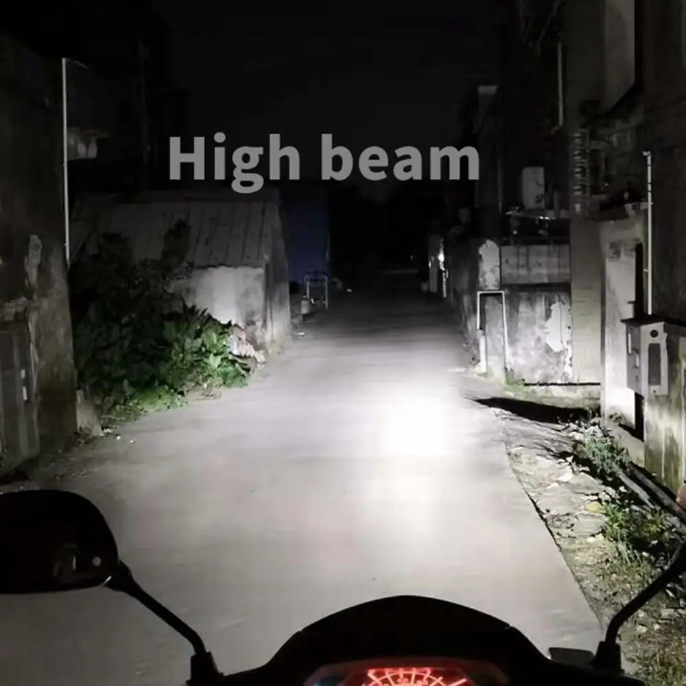 Eonstime DC11V 60V 1 шт. H4 4LED лампы 18 Вт 1600LM замена HID Hi/Low Beam мотоцикл автомобиль E bike