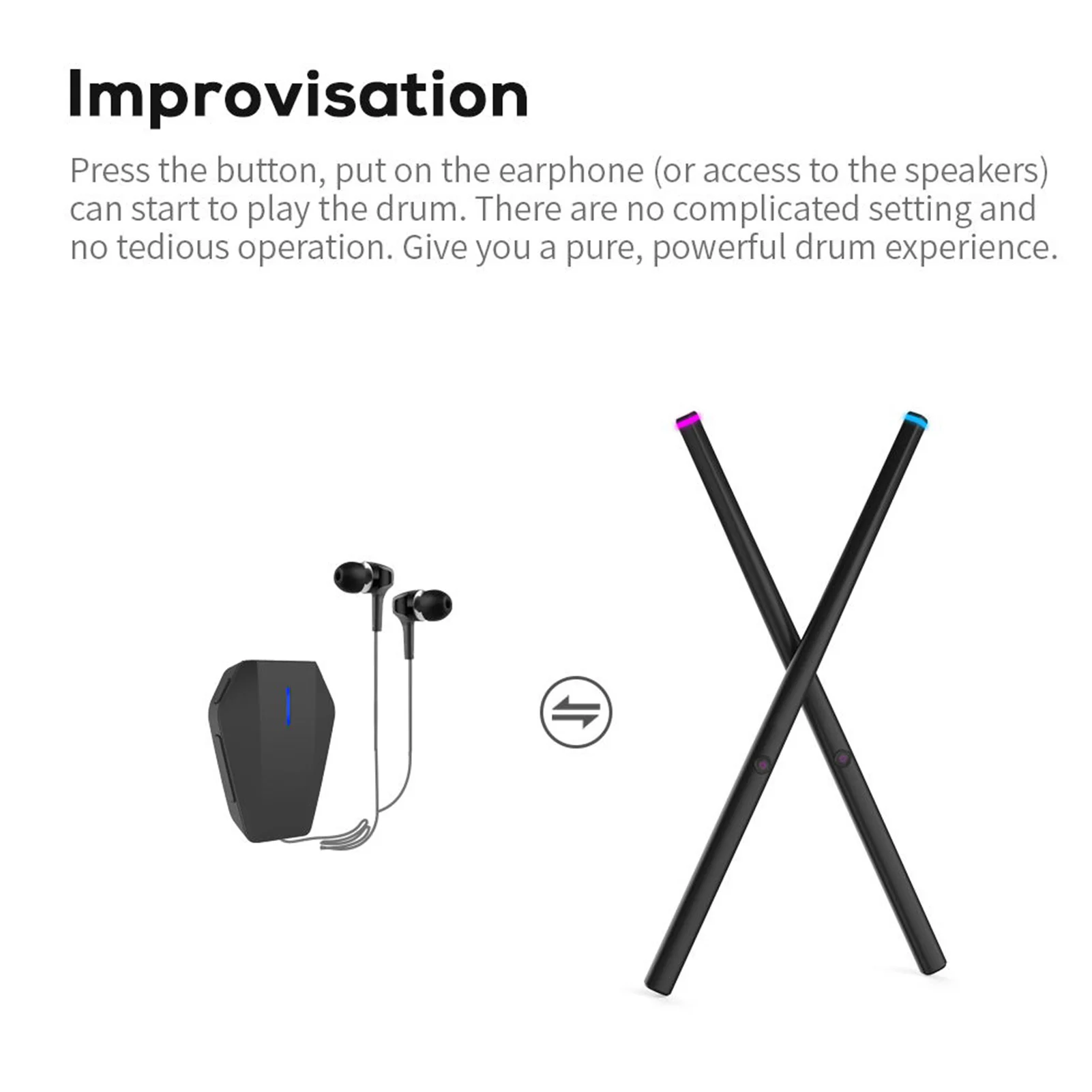 

Электронные барабанные палочки соматосенсорный барабан набор портативный Virtua воздушный барабан