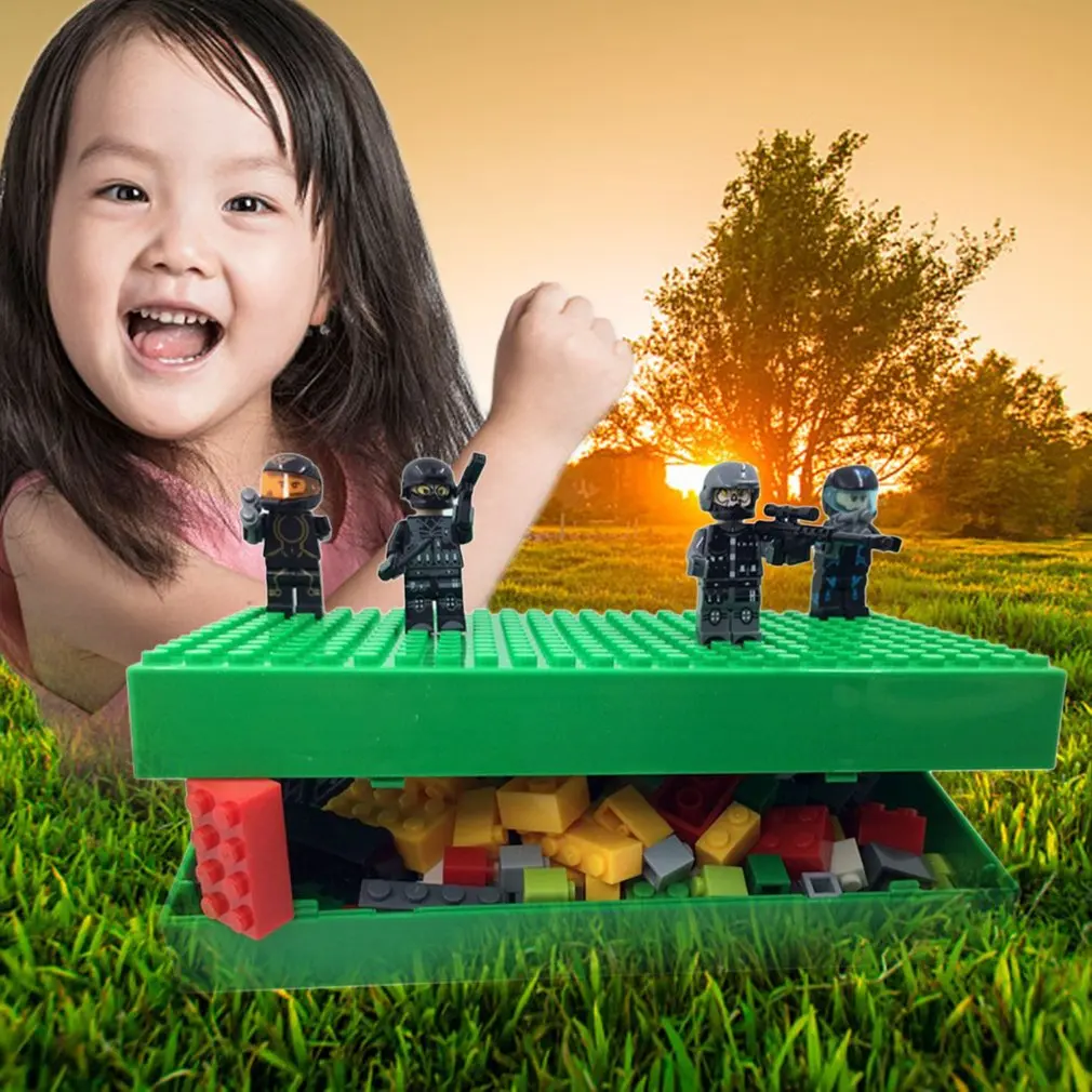 Самодельные строительные блоки коробка для хранения многофункциональные