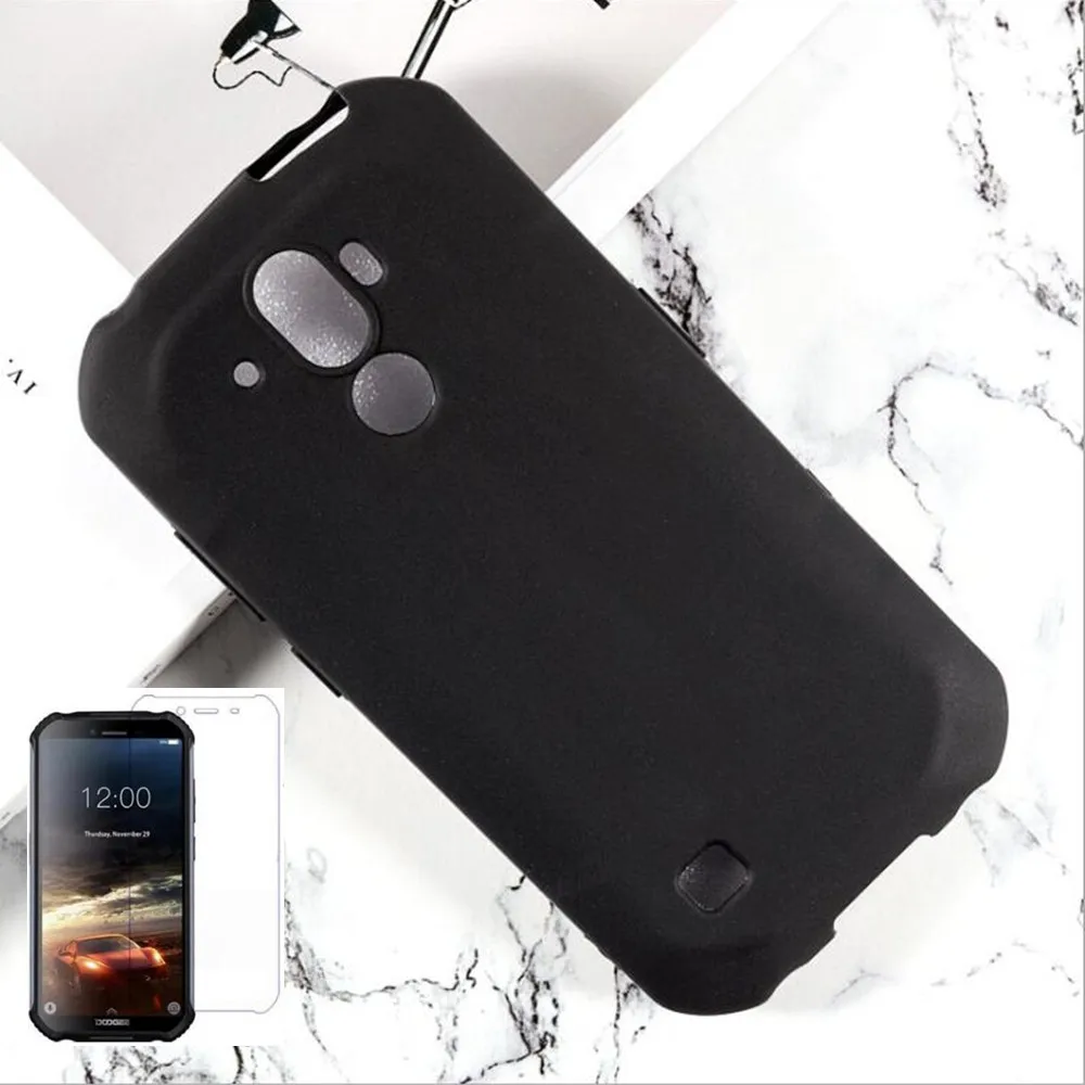 Для Doogee S40 Чехол Для Doogee S40 чехол+ Защитная пленка для экрана из закаленного стекла Для Doogee S40