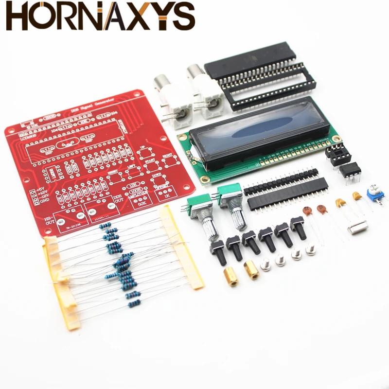 DDS Function Signal Generator DIY Kit Frequency Square Sawtooth Triangle Wave Parts Source Components |