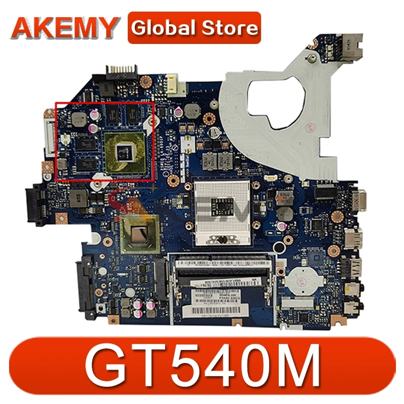 

Akemy P5WE0 LA-6901P motherboard for ACER 5750 5755 5750G 5755G Laptop motherboard PGA989 HM65 GPU GT540M DDR3 Test OK Mainboard