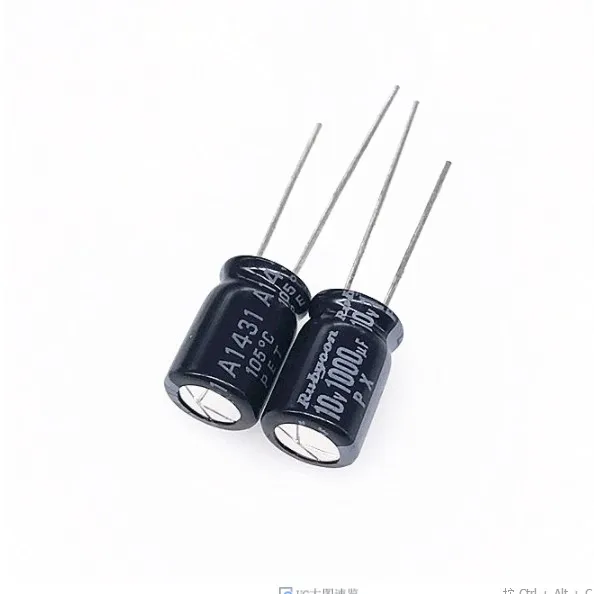 

20PCS Higt quality 10V1000UF 8*12mm 1000UF 10V 8*12 Electrolytic capacitor
