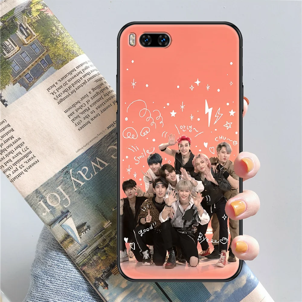 Чехол для телефона Kpop Stray Kids Xiaomi Mi Max Note 3 A2 A3 8 9 9T 10 Lite Pro Ультрачерный