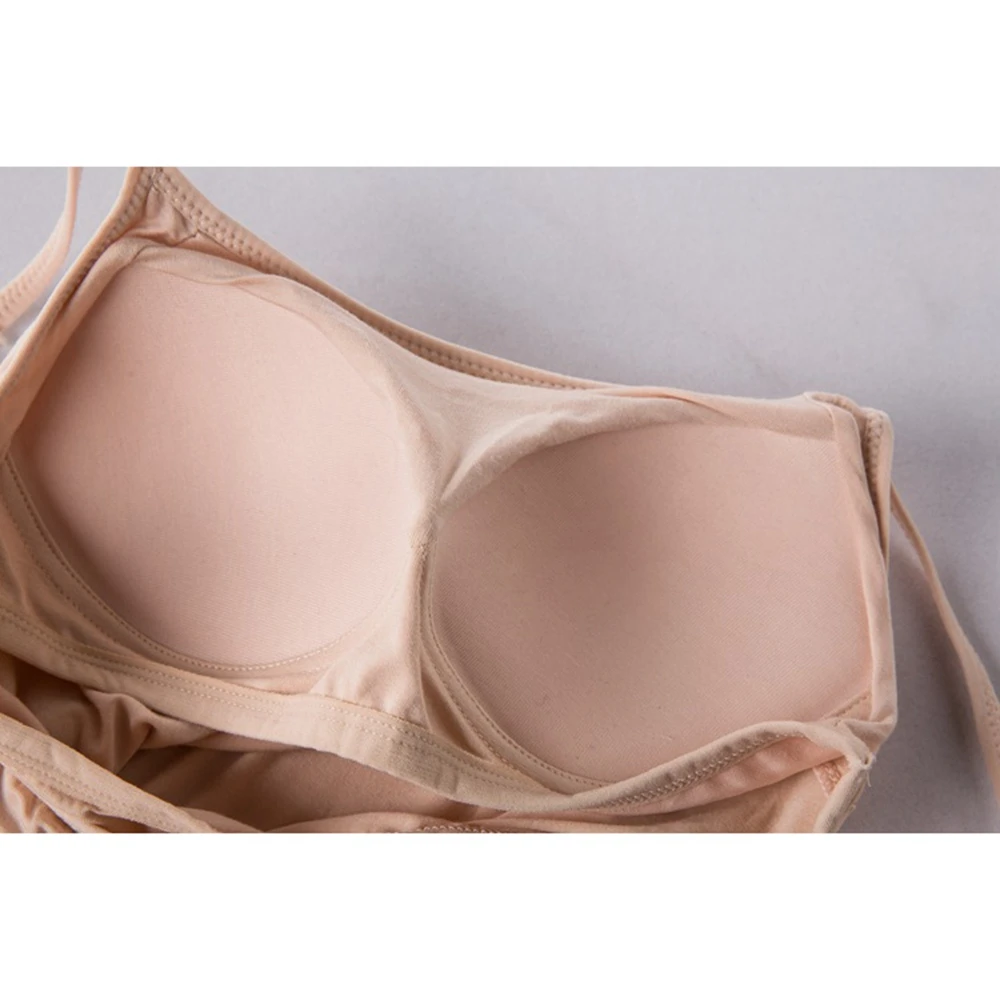 AMYO мягкий модал Camisole женская футболка Camis со встроенной полкой бюстгальтер