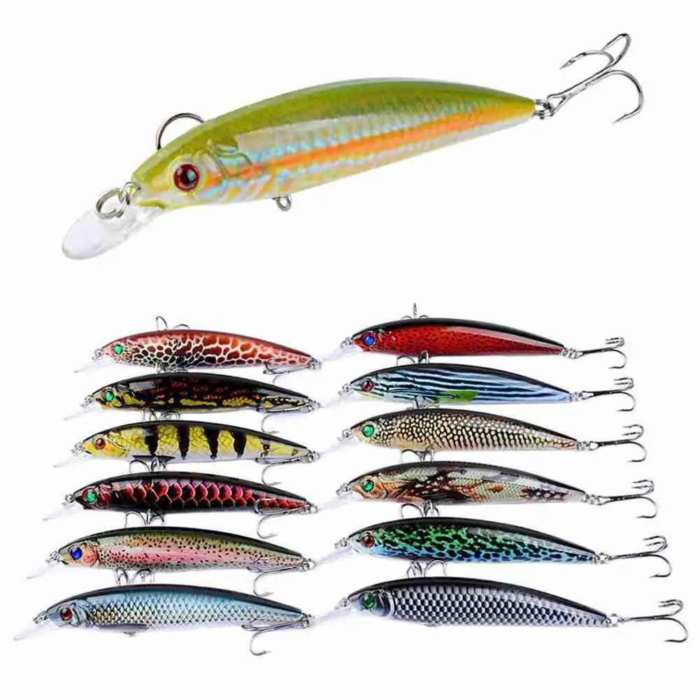 

Minnow Fishing Hard Bait Wobbler Metal Fishing Rotating Bait Swimbait Isca Artificial Bait Bionic Bait Meino Bait Hard Bait