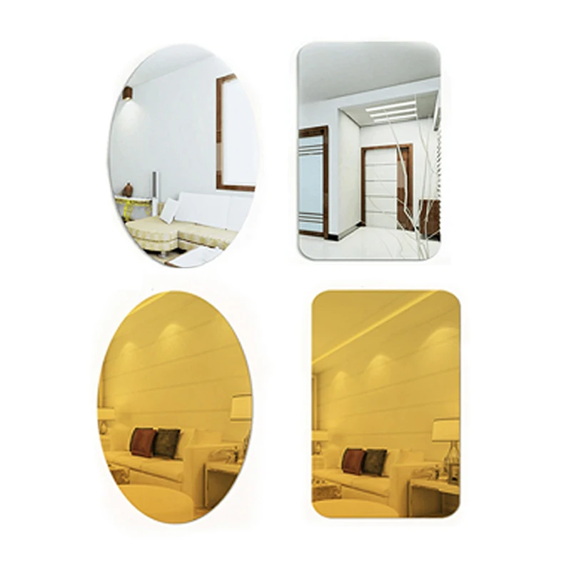 1 шт. самоклеящиеся светоотражающие стеклянные наклейки гибкие декоративные