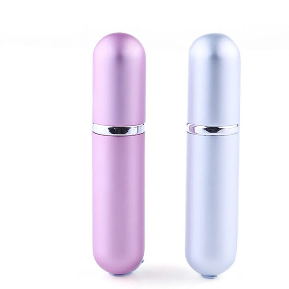 

5x Portable Mini Refillable Perfume Spray Bottle Aluminum Spray Bottle Travel Container Perfume Bottle