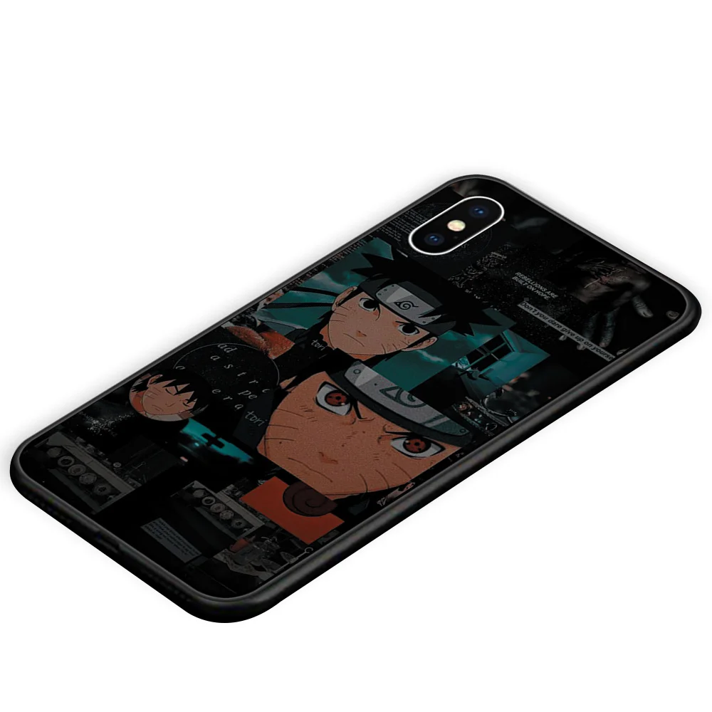 Чехол Наруто Какаши японского аниме для iphone 5 чехол задней панели 6 6S 7 8 X XS XR 11 Pro Max