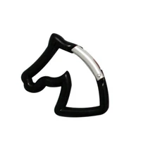 compact carabiner stylish horse head horse head aluminum alloy buckle key chain buckle