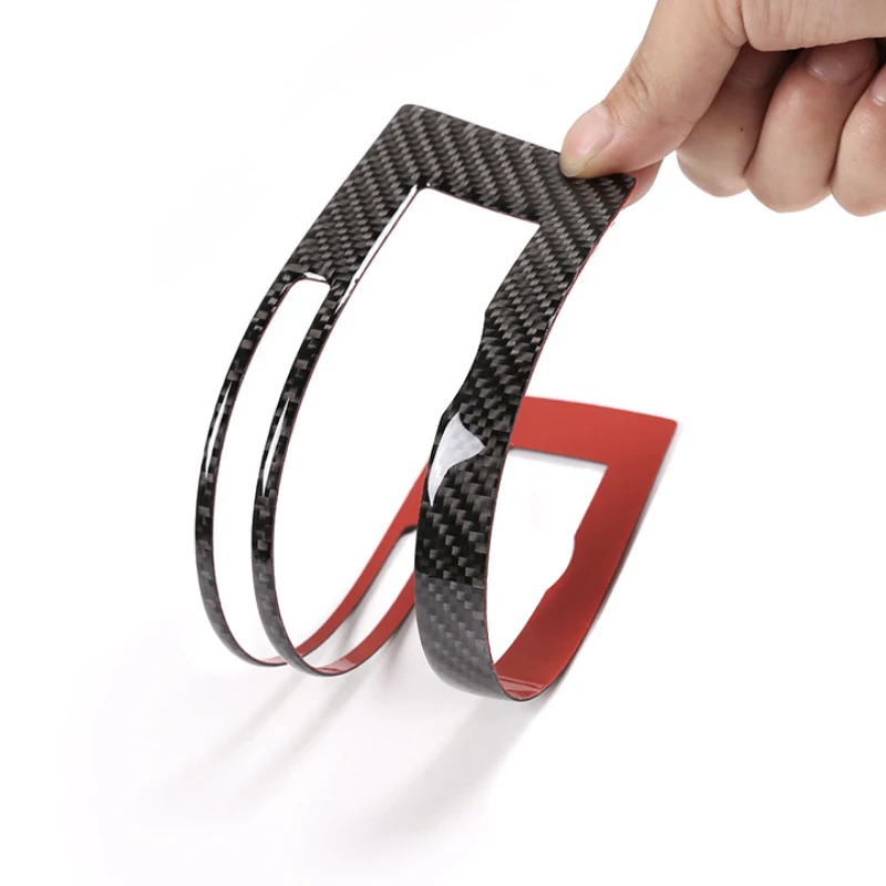 

For BMW 5 Series F10 2011 2012 2013 2014 2015 2016 2017 Carbon Fiber Front Center Air Conditioning CD Control Panel Cover Trim