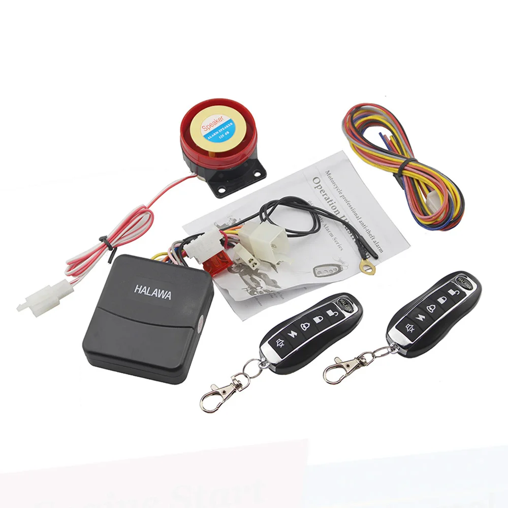 Сигнализация Противоугонная для мотоцикла 12 В с дистанционным