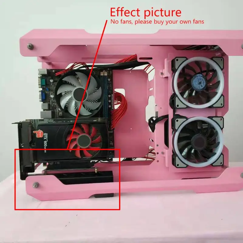 2020 Новый DIY металлический кронштейн для видеокарты Riser фиксированный